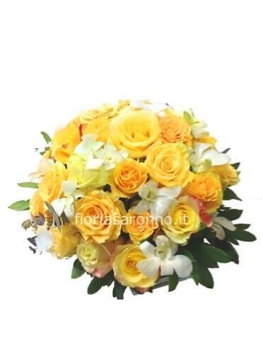 Centrotavola di rose